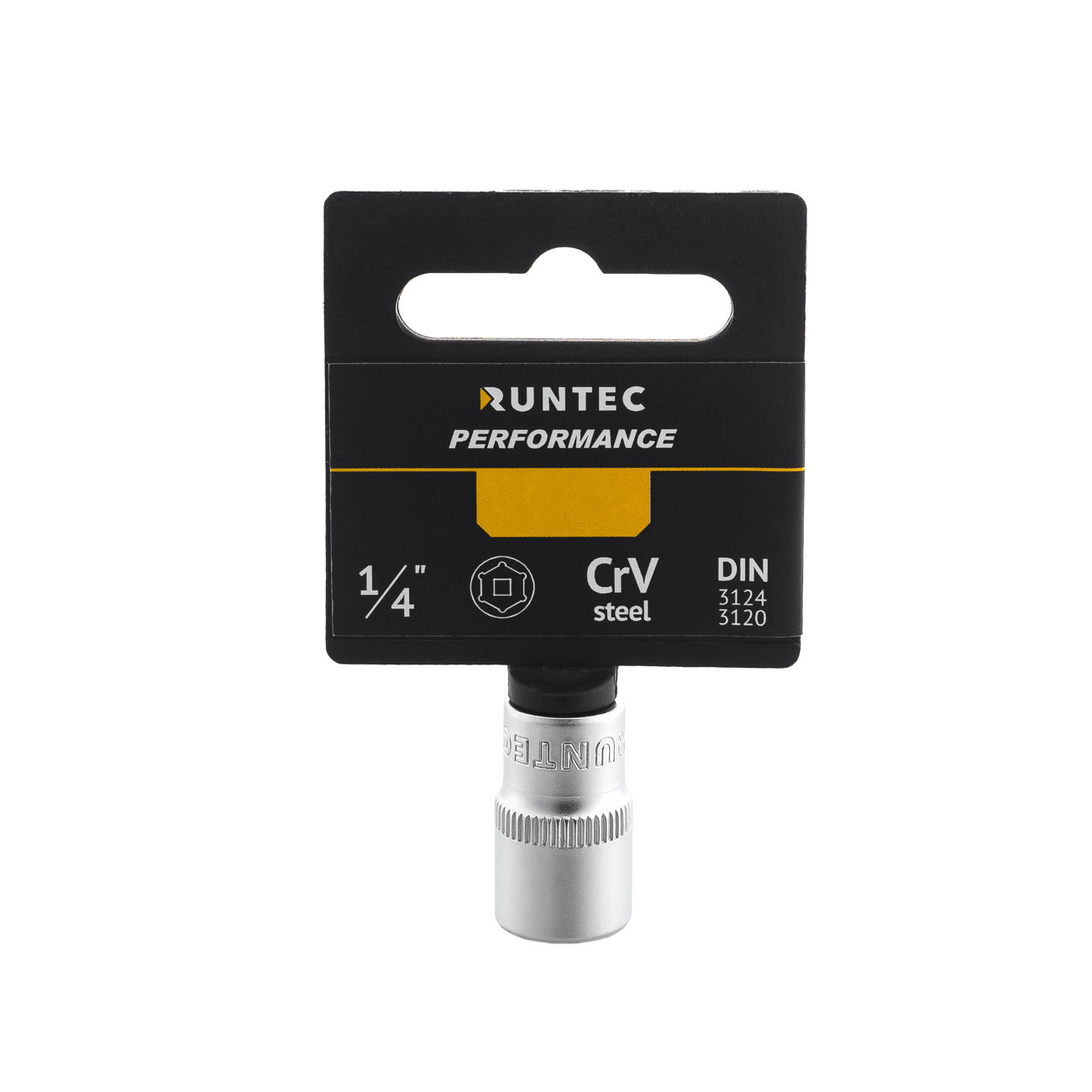 RUNTEC RT-H14S11 Головка торцевая RUNTEC CrV, 6PT, 1/4, 11 мм (RT-H14S11)