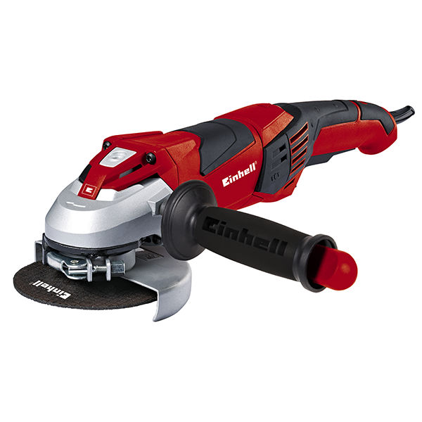 Шлифмашина угловая Einhell TE-AG 125 CE, 1100Вт,125мм,4-12т.об/мин,конст.эл-ка,Rat tail зад.рукоятка (4430860)