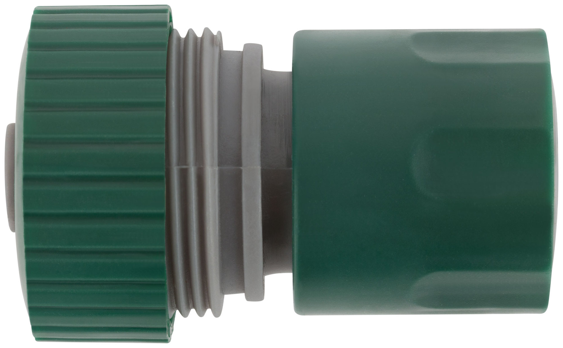 Соединитель пластиковый 3/4, автостоп (77406)