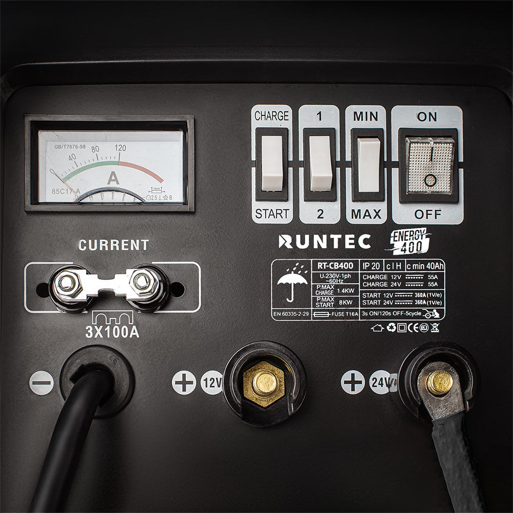 RUNTEC RT-CB400 Пуско-зарядное устройство ENERGY 400 (RT-CB400)