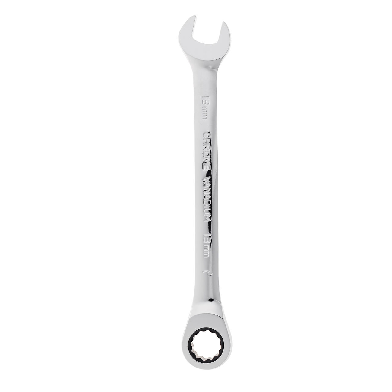 RUNTEC RT-WR13T90 Ключ комбинированный трещоточный RUNTEC CrV, 90 зубцов, 13 мм (RT-WR13T90)