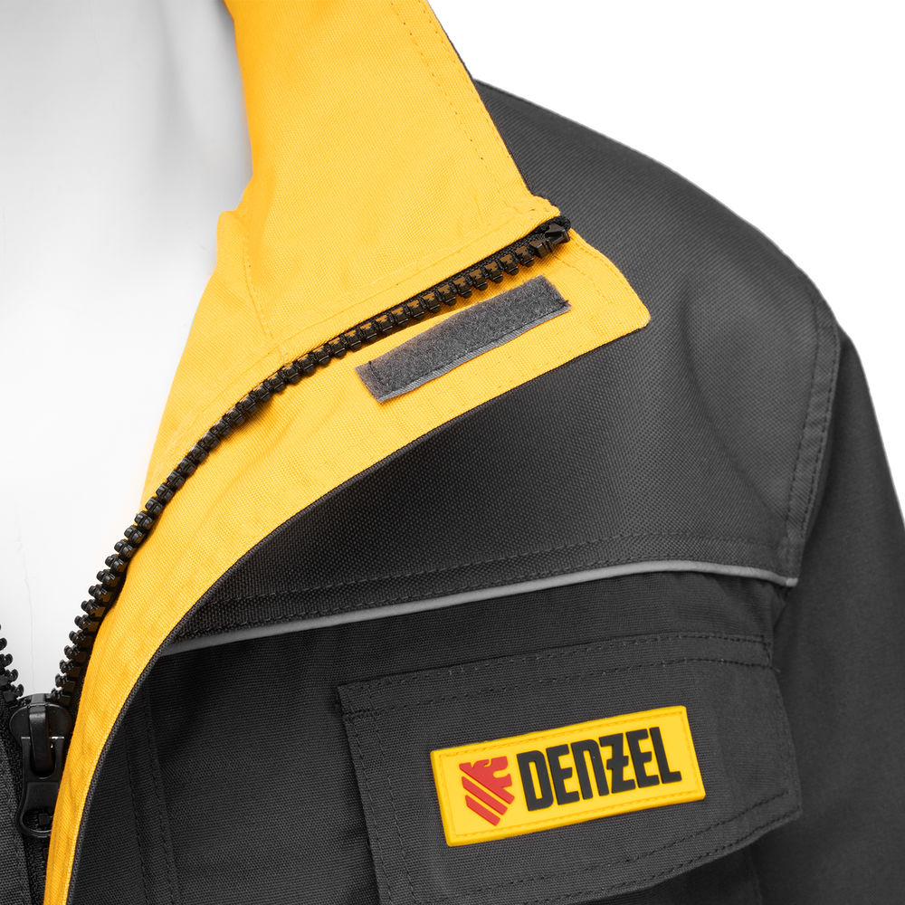 Куртка профессиональная рабочая, 65% полиэстер 35% хлопок, XXL Denzel (90380)