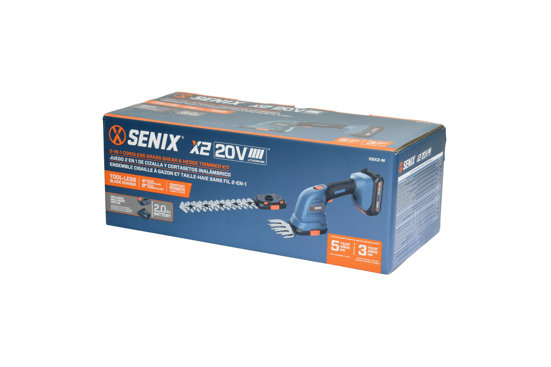 Садовые ножницы-кусторез аккумуляторные, 96 мм/ 196 мм X2 18В