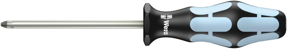 Отвёртка крестовая PZ 2 x 100 мм нерж. серия 3355 PZ Wera WE-032032