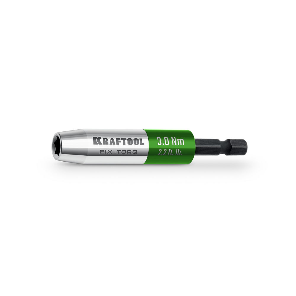 Динамометрический адаптер для бит FIX-TORQ, 3.0 Нм KRAFTOOL 64035-3.0