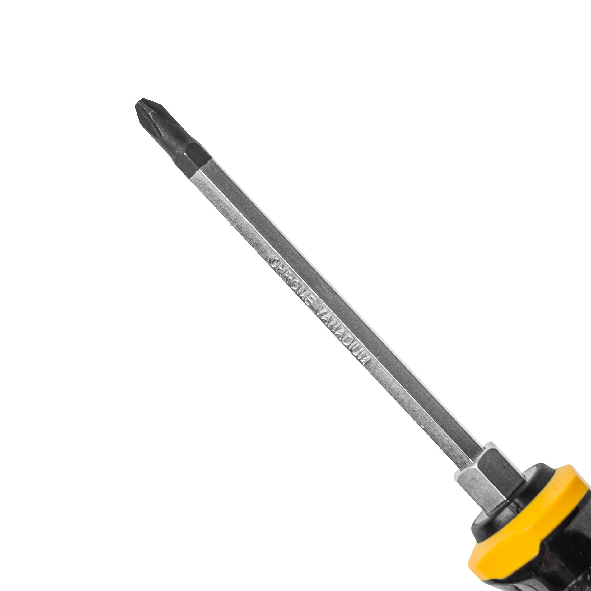 Отвертка PH2 x 100 мм CrV усиленная со сквозным стержнем RUNTEC RT-SD3PH2x100