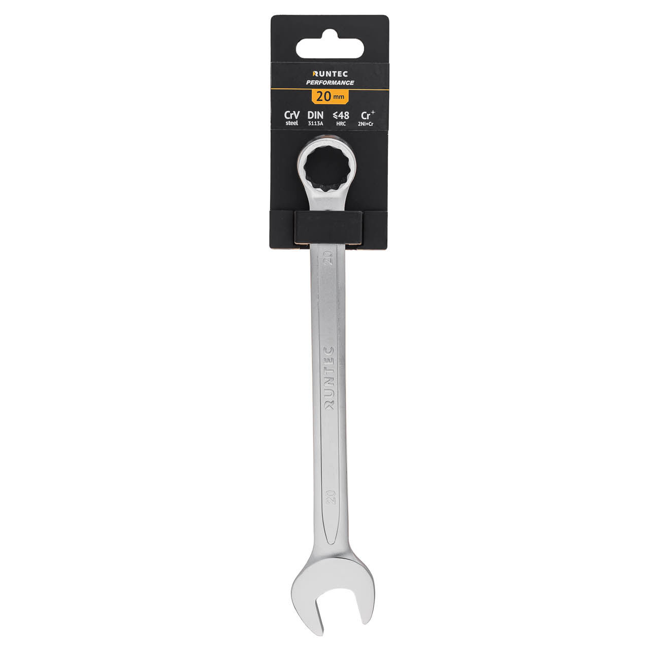 RUNTEC RT-WM20 Ключ комбинированный RUNTEC CrV, 20 мм (RT-WM20)