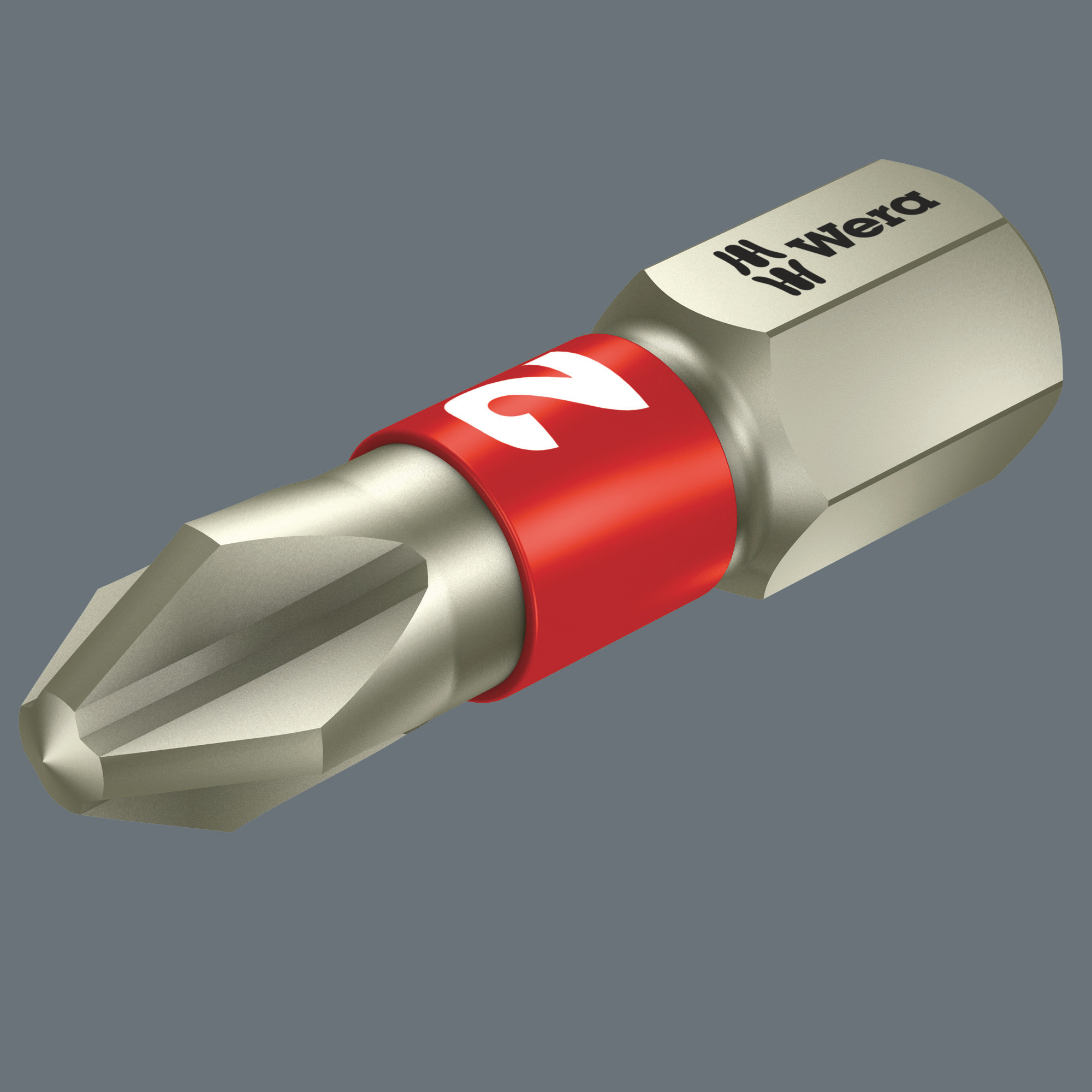 Бита торсионная с внешним шестигранником 3 x 25 мм нерж. 1/4 C6.3 Hex-Plus серия 3840/1 TS Wera WE-071073