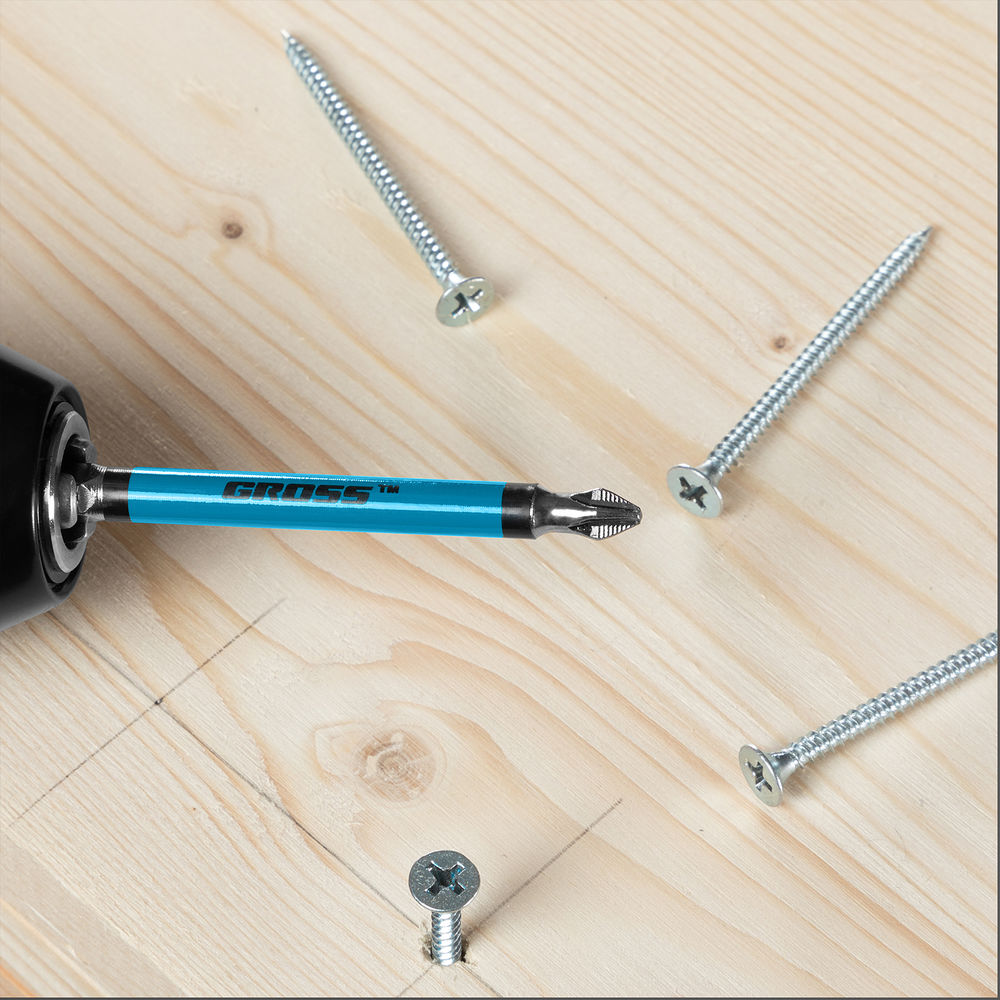 Бита PH2 х 90, сталь S2, 10 шт. Gross (11263)