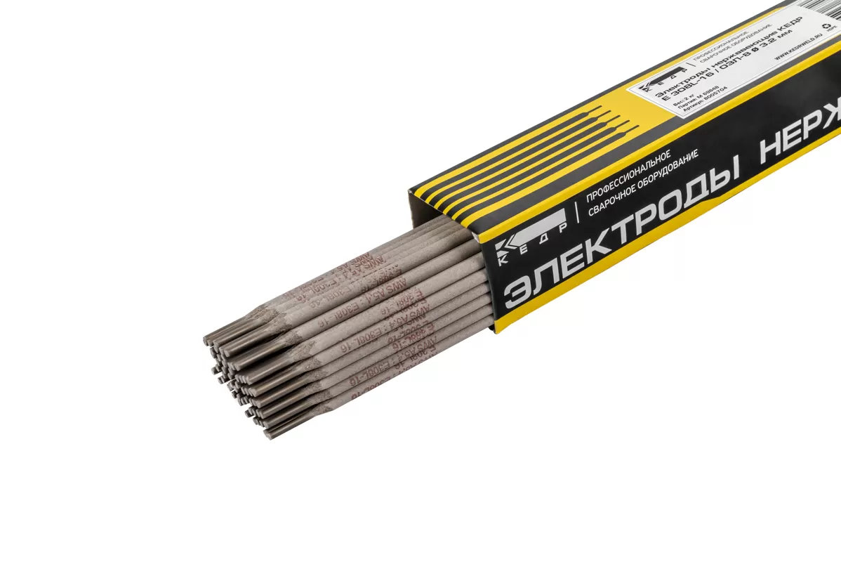 Электроды КЕДР E 308L-16 / ОЗЛ-8 D 3,2 мм (пачка 2 кг)