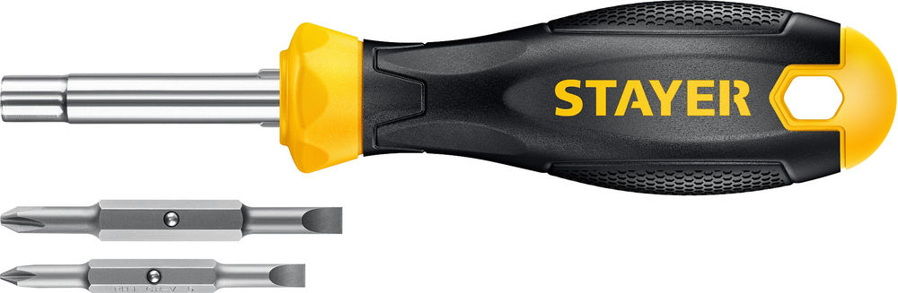 Отвертка комбинированная HERCULES 6-in-1 STAYER 2517