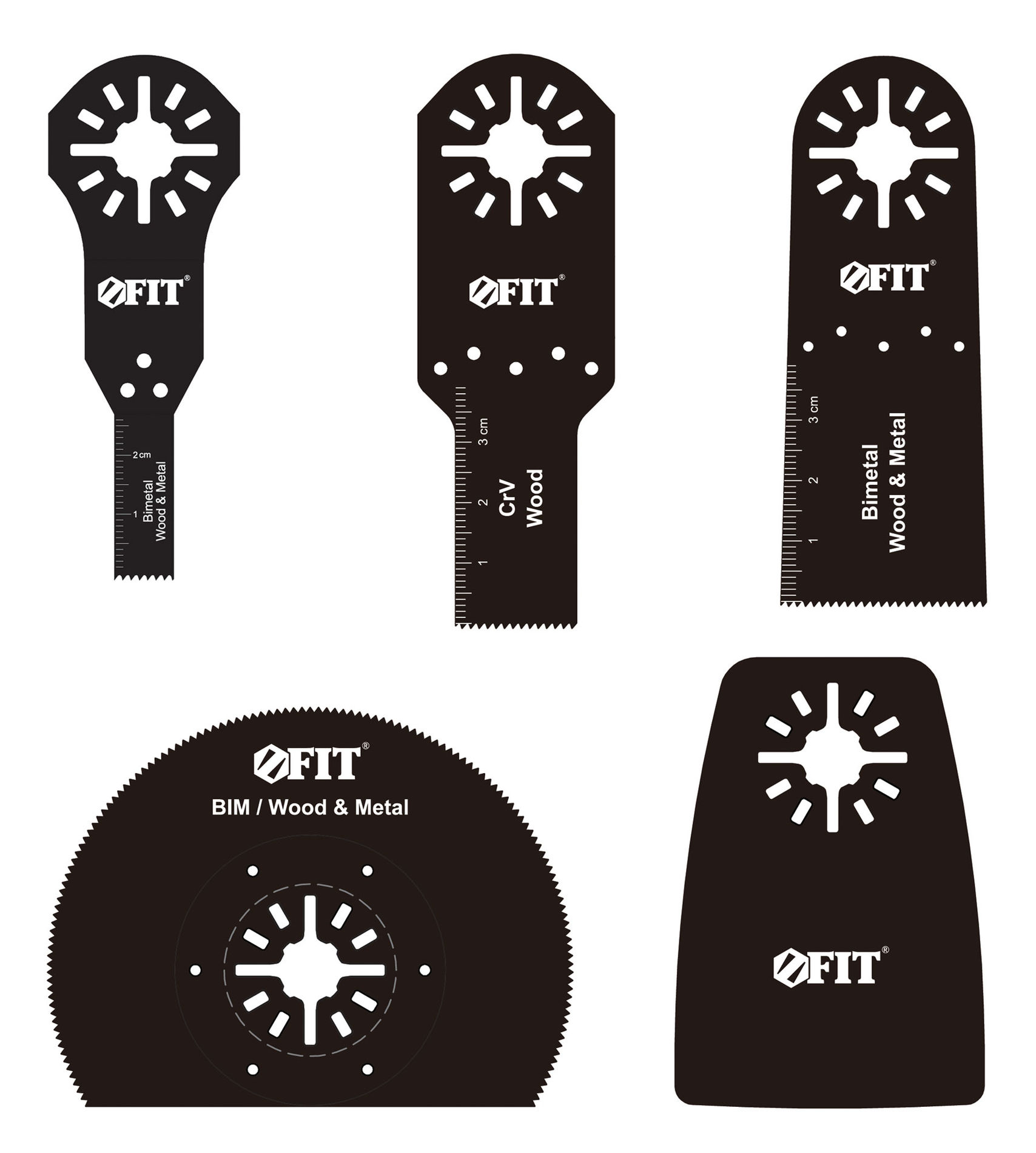 Набор насадок для МФИ, 5 шт., блистер (37963)