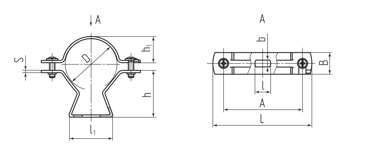 Скоба дистанционная СДК 31-32 (Fortisflex) (102663)