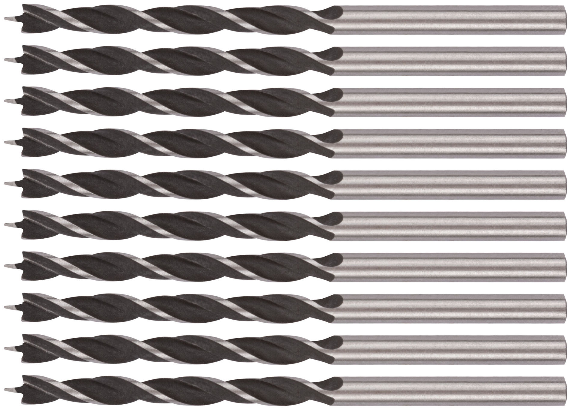 Сверла по дереву 4 мм (10 шт.) (36034)