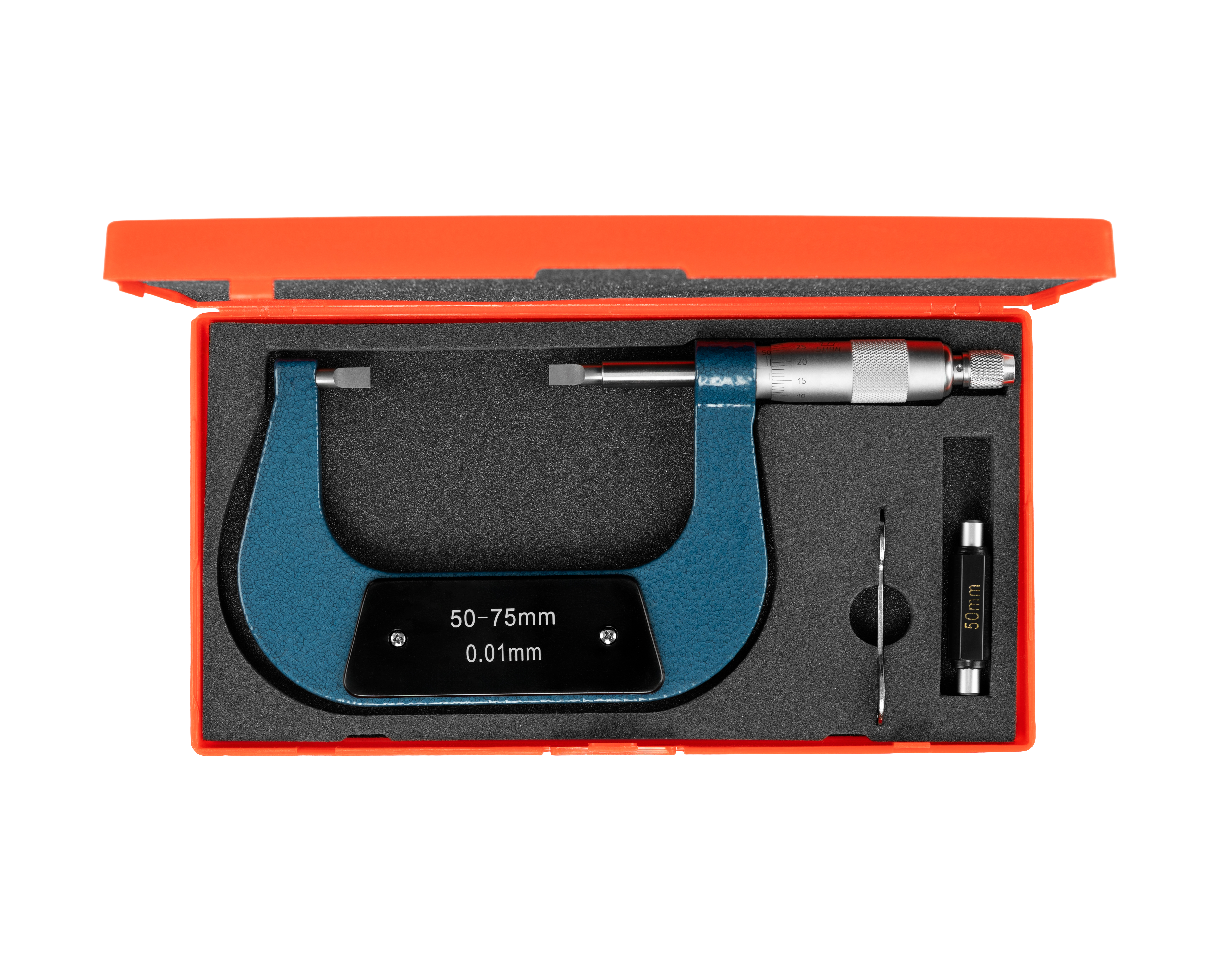 Микрометр трубный МК-НП- 75 0,01 с 2-мя ножевидными пяткaми SHAN