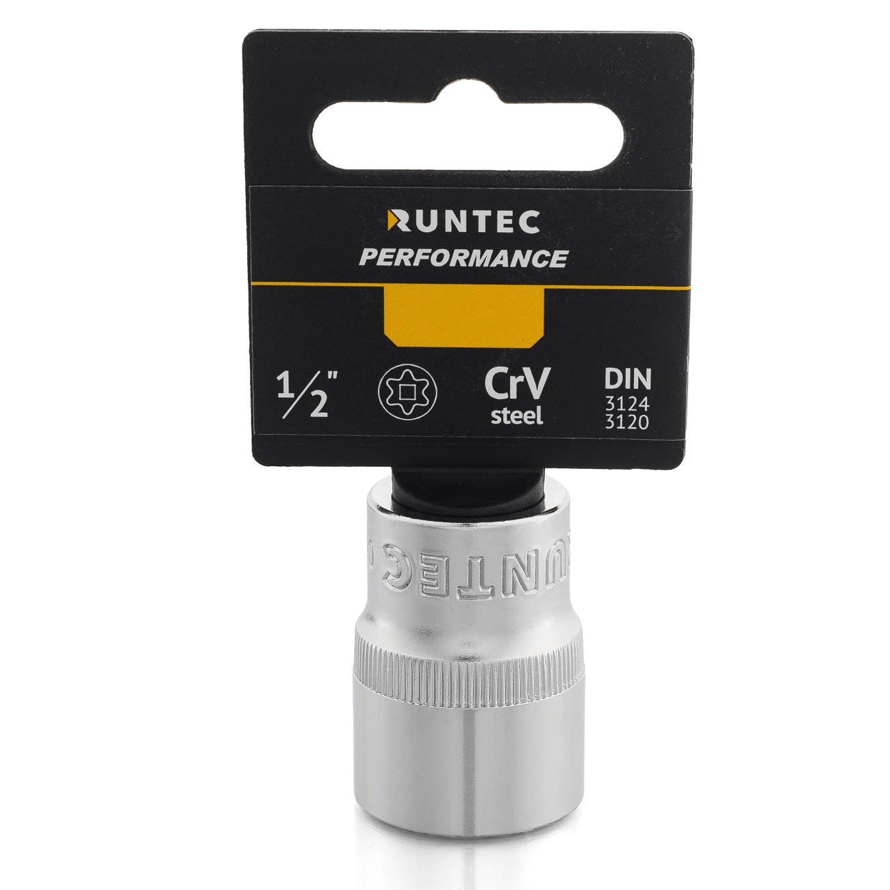 RUNTEC RT-H12SE22 Головка торцевая RUNTEC CrV, E-профиль, 1/2, E22 (RT-H12SE22)