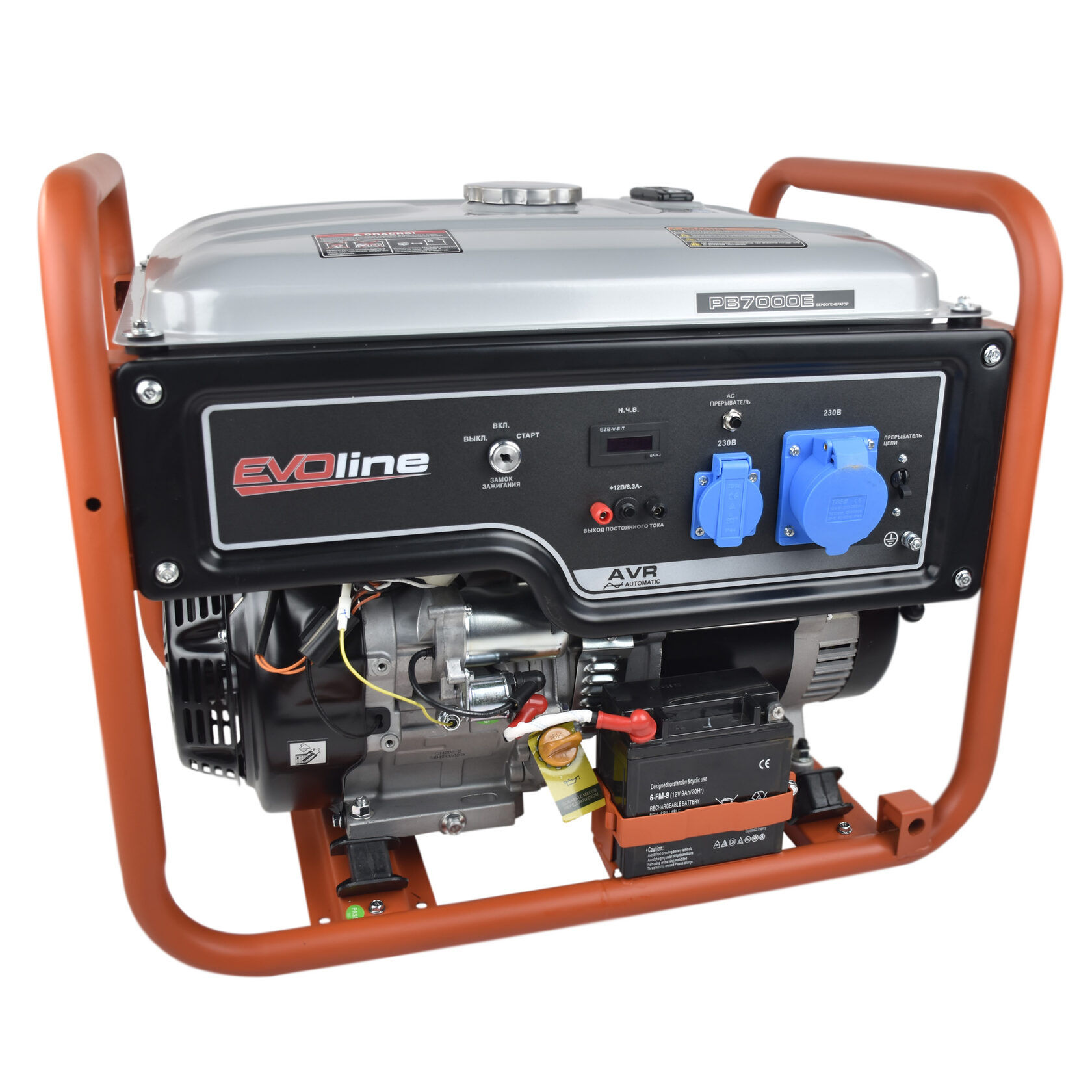 Генератор бензиновый EVOline PB 7000 E (произведено Zongshen)