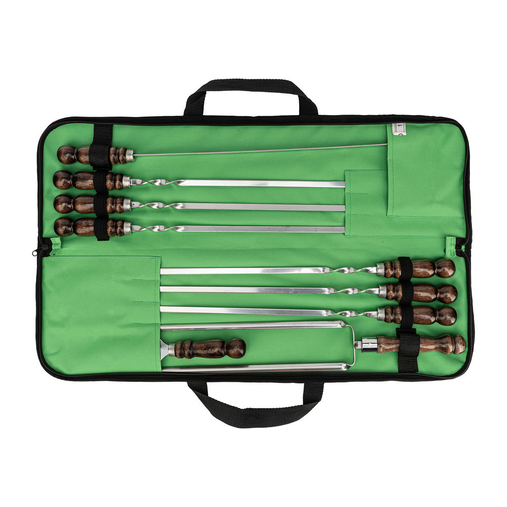 Набор шашлычный 9 предметов в сумке, Camping Palisad (69680)