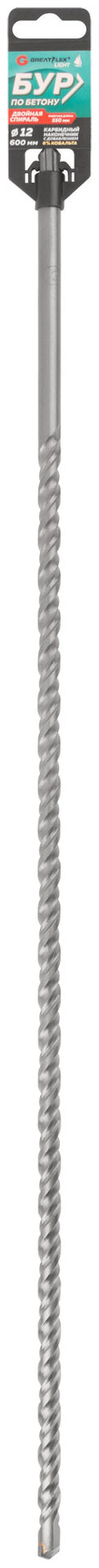 Бур по бетону, SDS-Plus, GreatFlex Light, 12x600 мм (56-12600)