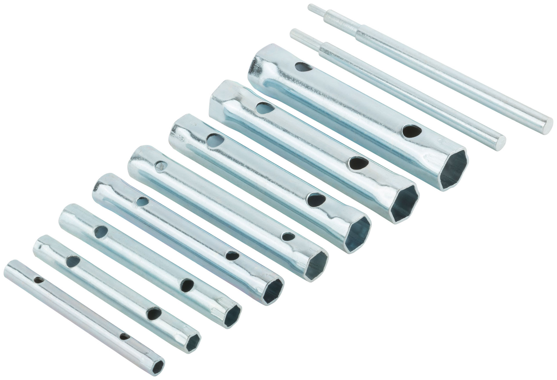 Ключи трубчатые, набор 10 шт. ( 6-22 мм ) (63740)