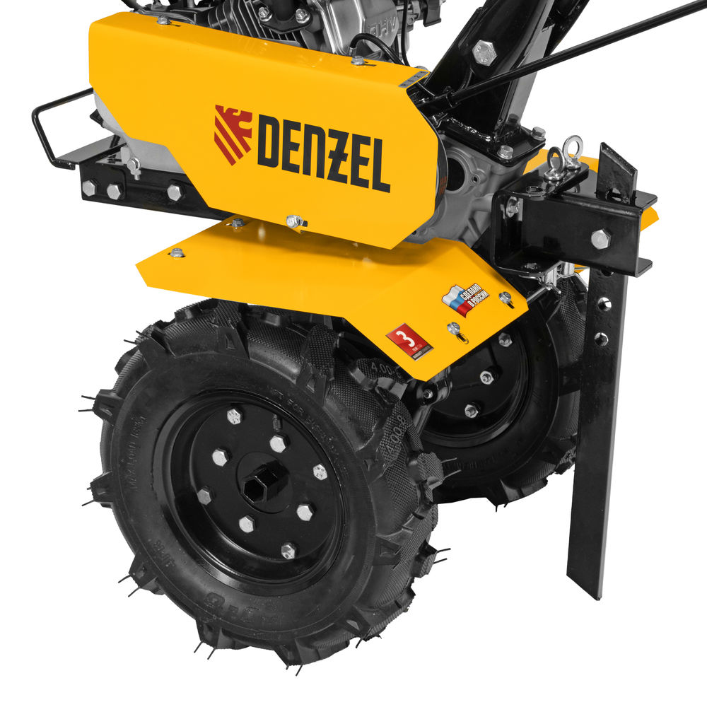Мотоблок DPT-170, 7 л.с., ремен.сцеп, шир 85 см, глуб 35 см,фрез 3х3,ШОМ,скор 2В/1Н,кол 8 Denzel (56431)
