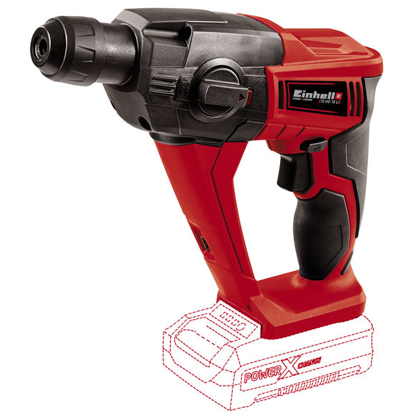 Перфоратор аккумуляторный Einhell PXC TE-HD 18 Li, 18В,1.2Дж, ЗУ + 1 акк. 2.5Ач (4513812SET)