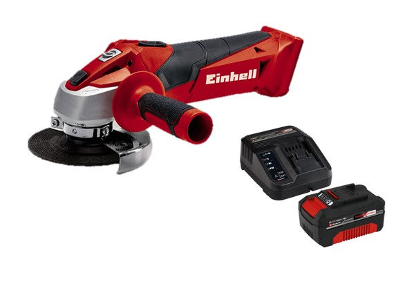 Шлифмашина угловая акк.Einhell PXC TC-AG 18/115 Li +1 акк. PXC 4.0Ач+ЗУ 3А (4431130SET)