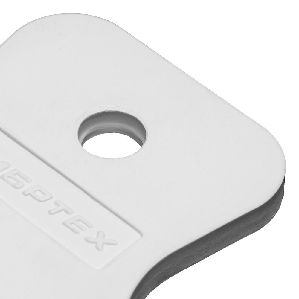 Шпатель, белая резина, 60 мм Сибртех (85832)