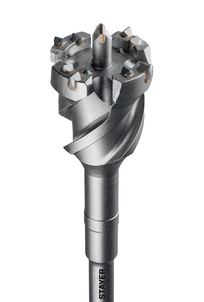 Бур проломной SDS-max PROFESSIONAL HERCULES-4Х STAYER d45x900/1000 мм 29319-45-1000  