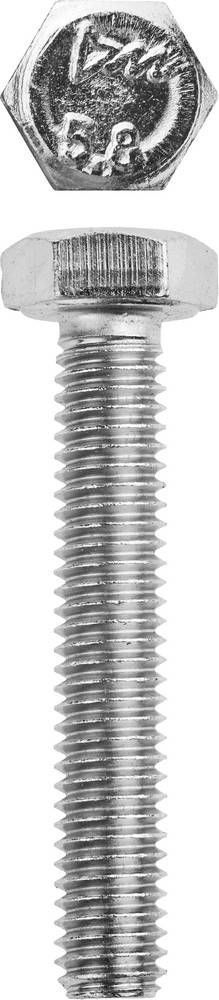 Болт M6 x 35 мм, кл. пр. 5.8, цинк, 5 кг, ГОСТ 7798-70 ЗУБР 303080-06-035