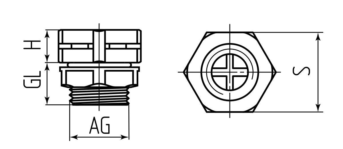 Клапан вентилируемый пластиковый КВП-М8 (Fortisflex) (88851)