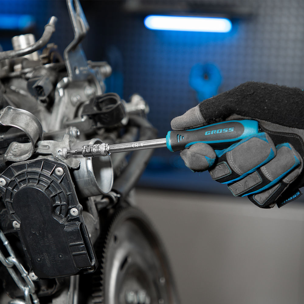 Набор инструментов, 1/4, 1/2, CrV, 120 зубьев, 101 предмет Gross