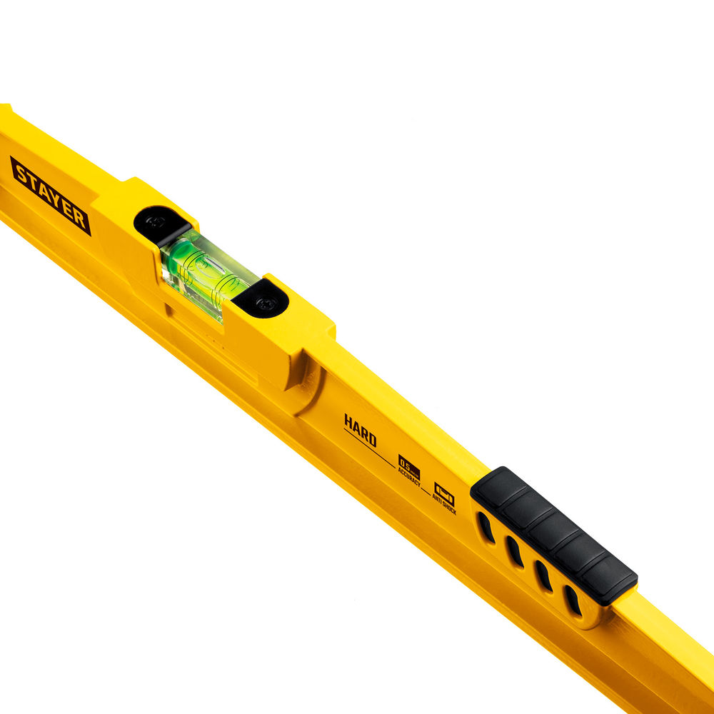 Уровень литой HARD, 600 мм, с зеркальным глазком STAYER Professional 3483-060