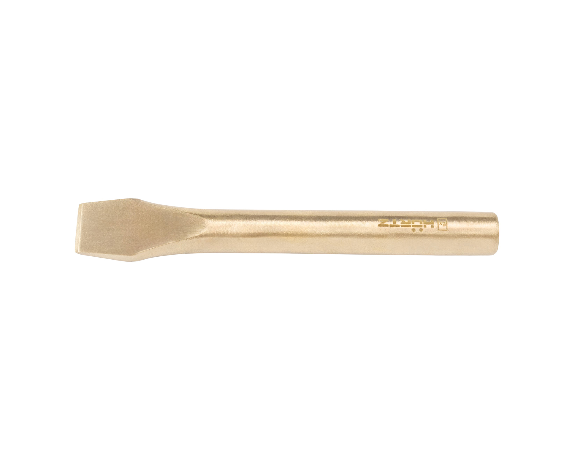 Зубило круглое 160х18 искробезопасный сплав AlCu 231-1006, HORTZ