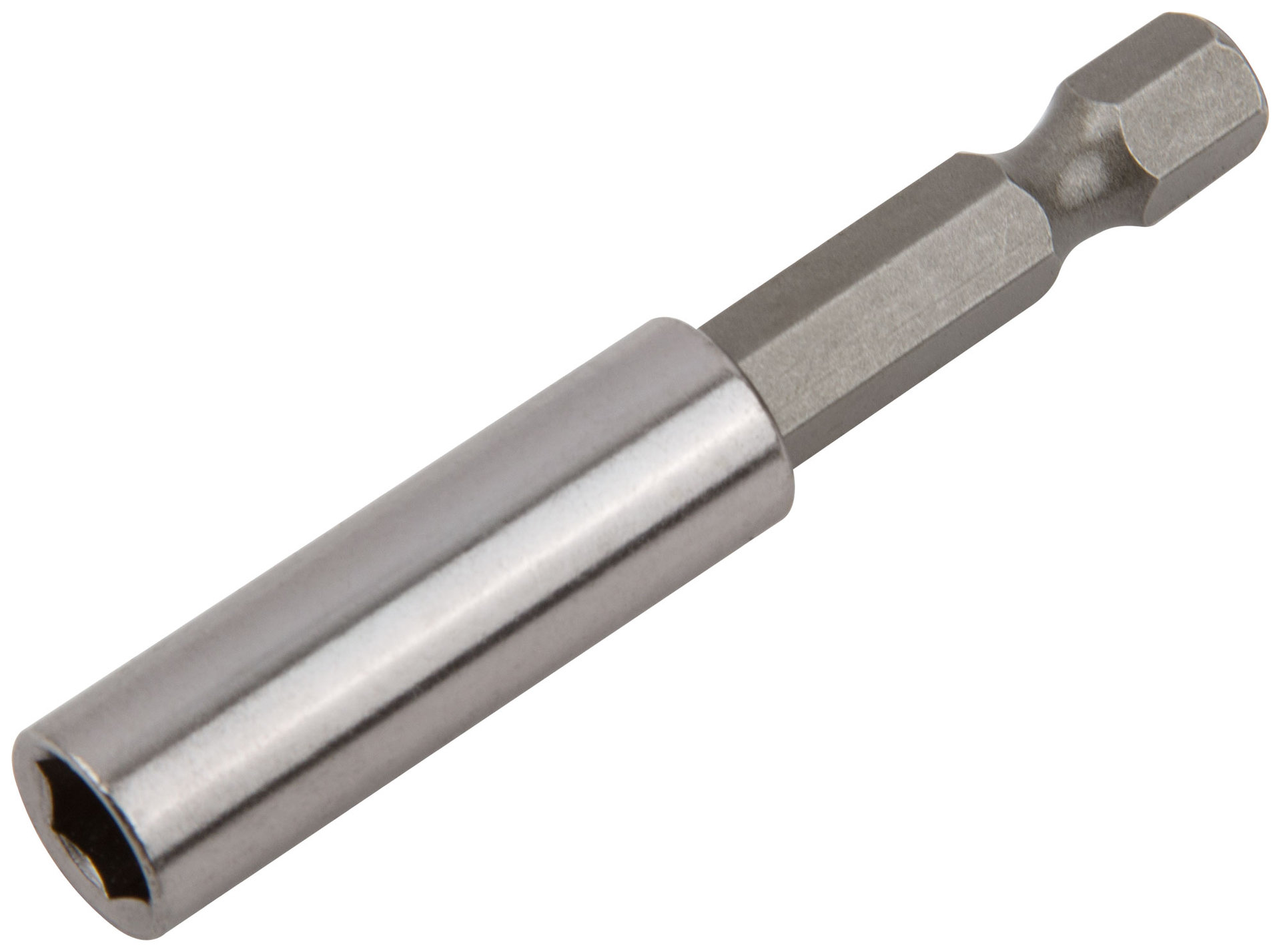 Адаптер для бит, магнитный фиксатор, хвостовик CrV сталь, 60 мм ( блистер ) (57608)