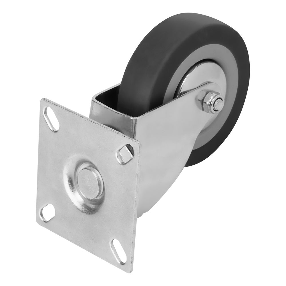 Колесо поворотное D 75 мм, крепление платформенное Сибртех (68714)