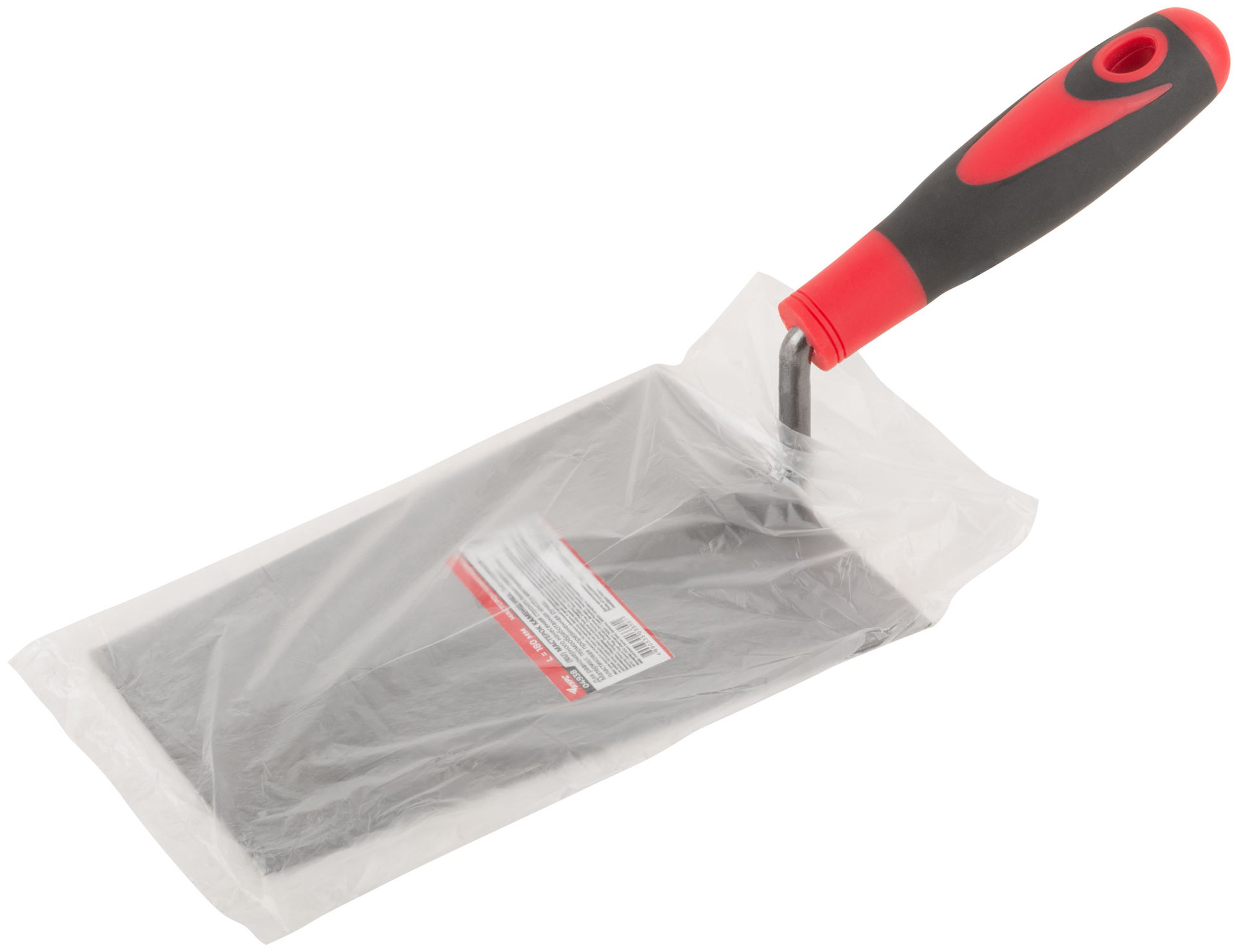 Мастерок каменщика, прорезиненная ручка 180 мм (04938)