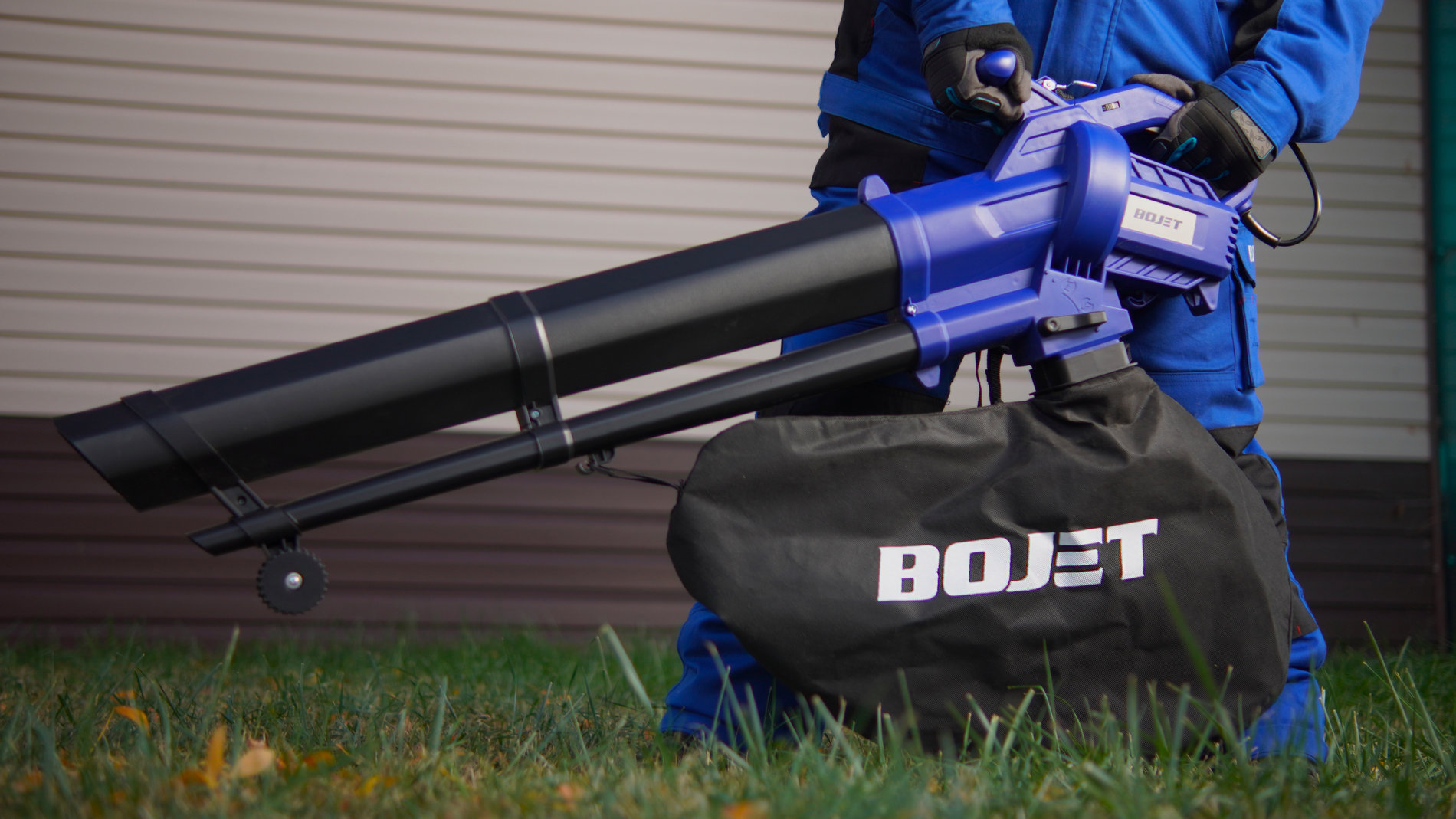 Воздуходувка - пылесос садовый, 2800Вт, 75 м/с