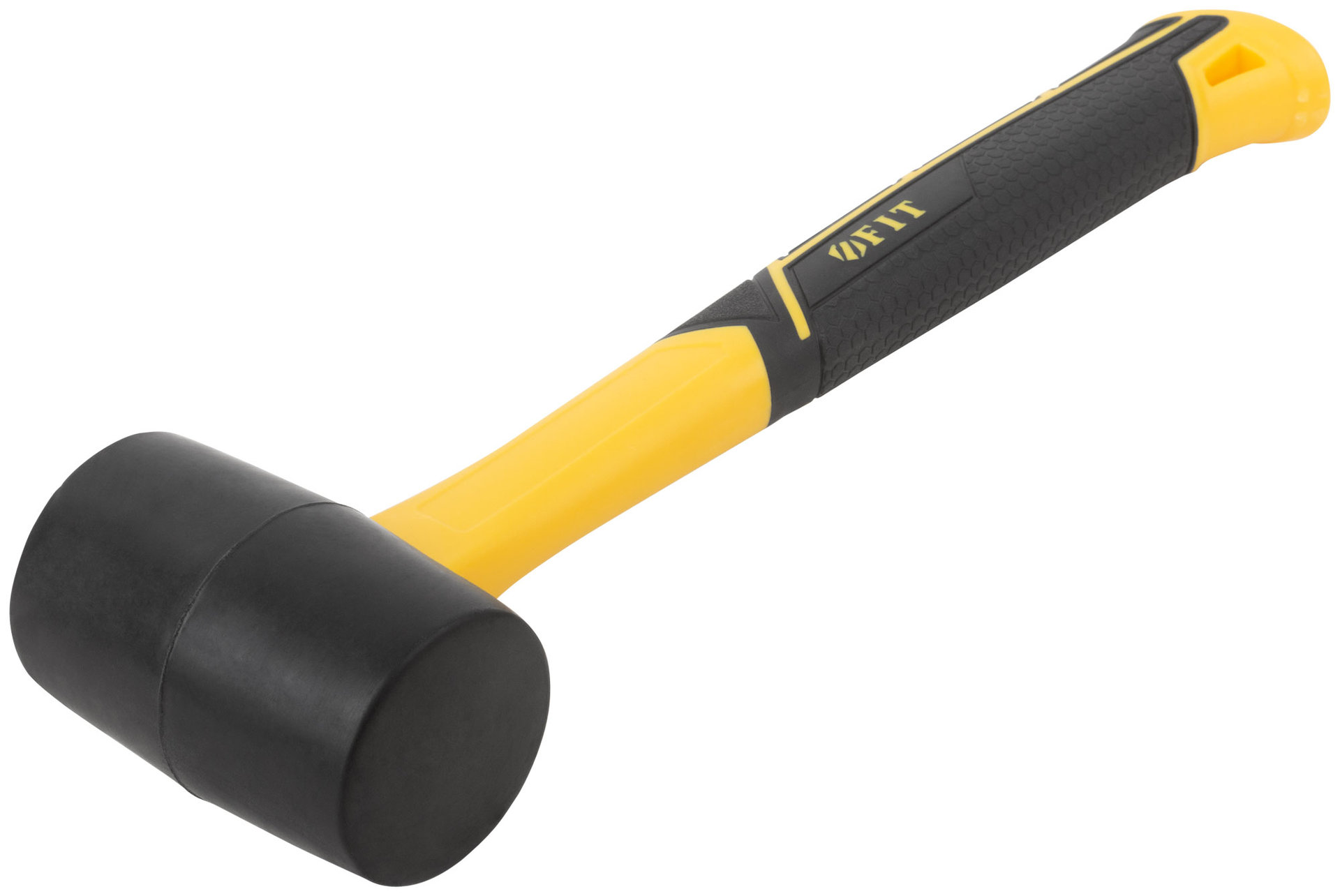 Киянка резиновая, фиберглассовая ручка 45 мм ( 230 гр )