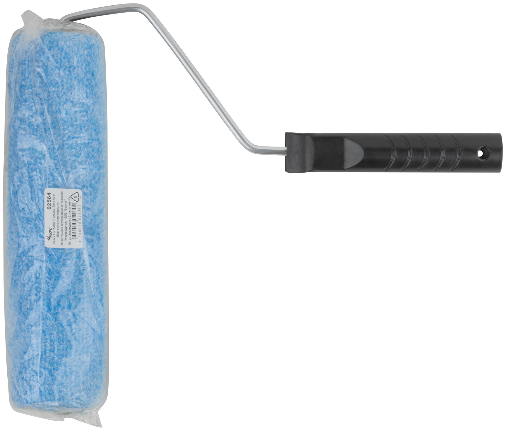Валик полиакриловый с ручкой 250 мм (02584)