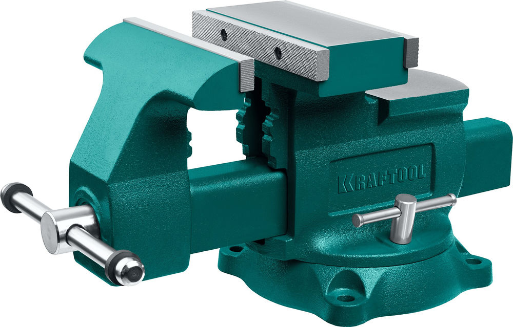 Тиски слесарные 200 мм, расход 368 мм Reversible KRAFTOOL 32705-200