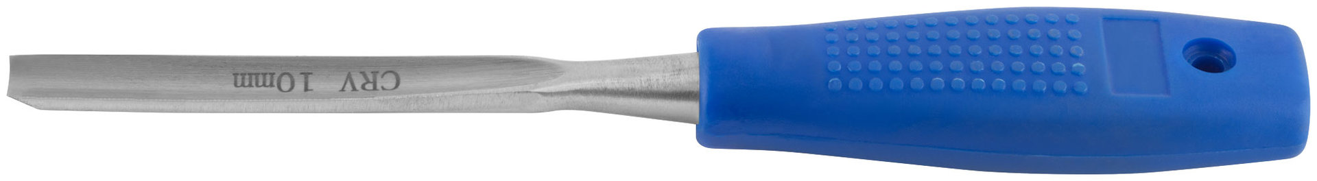 Стамеска CrV полукруглая с пластиковой ручкой 10 мм