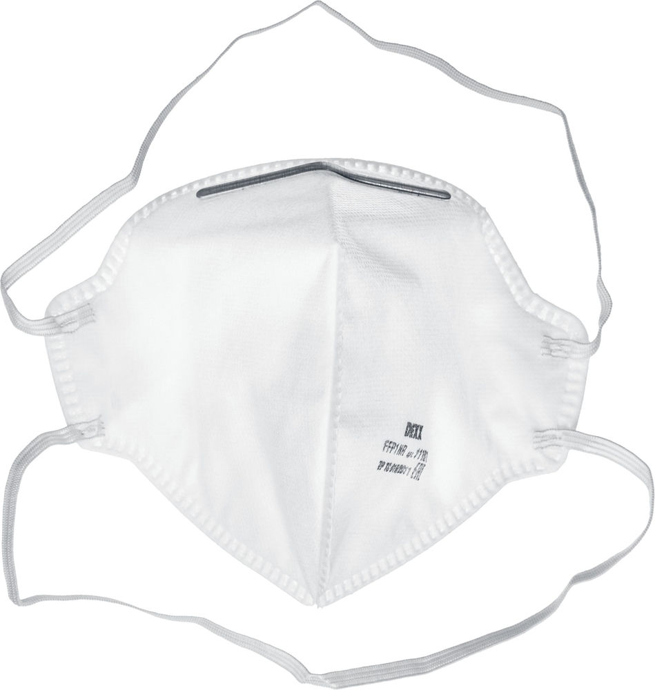 Фильтрующая полумаска класс защиты FFP1, плоская DEXX 11101_z01