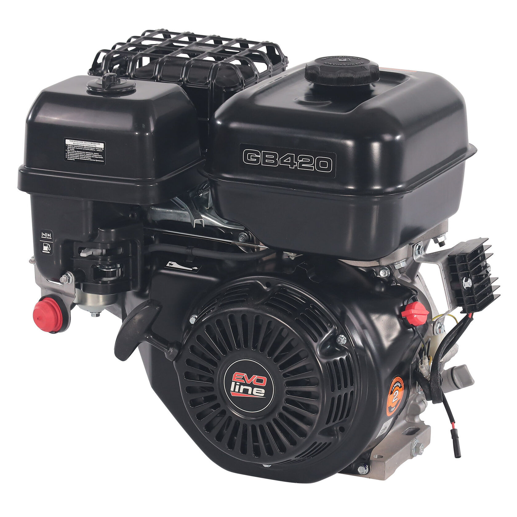 Двигатель бензиновый EVOline GB 420 25 мм (произведено Zongshen)