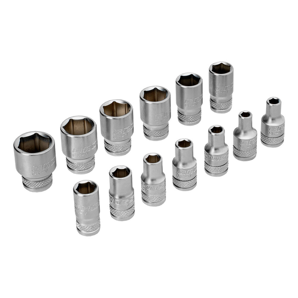 Набор инструментов, 1/4, CrV, 120 зубьев, 42 предмета Gross