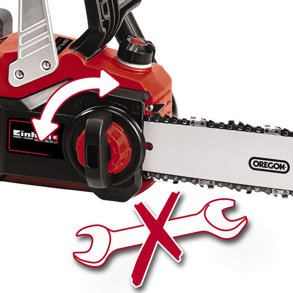 Пила цепная аккумуляторная Einhell PXC GP(GE)-LC 36/35 Li, 2х18В,BL,шина Oregon 35см,без АКК и ЗУ (4501780)