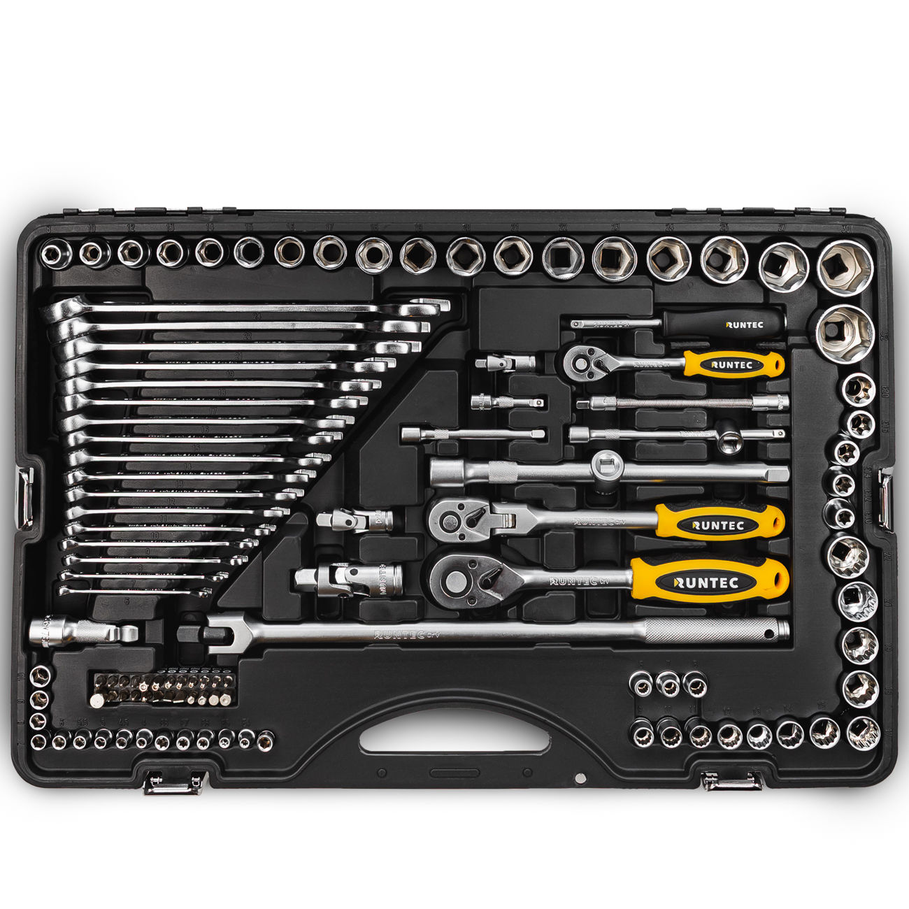 RUNTEC RT-HT142 Набор ручных инструментов RUNTEC Performance 142 предмета 1/2, 3/8, 1/4 (RT-HT142)