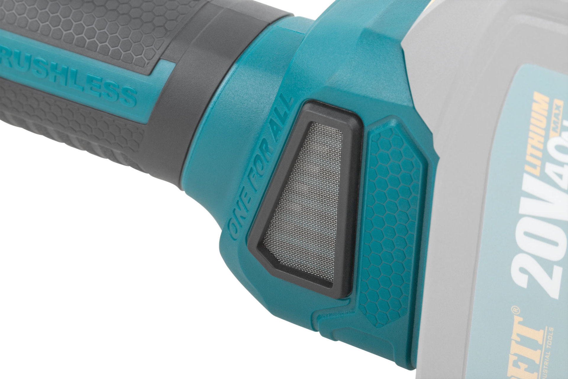 Шлифмашина угловая акк. 20 В; 3500/8500 об/мин; КлК 125 мм; 1,7 кг; 2 частоты вращения; бесщеточный, без АКБ; кор. (79914)