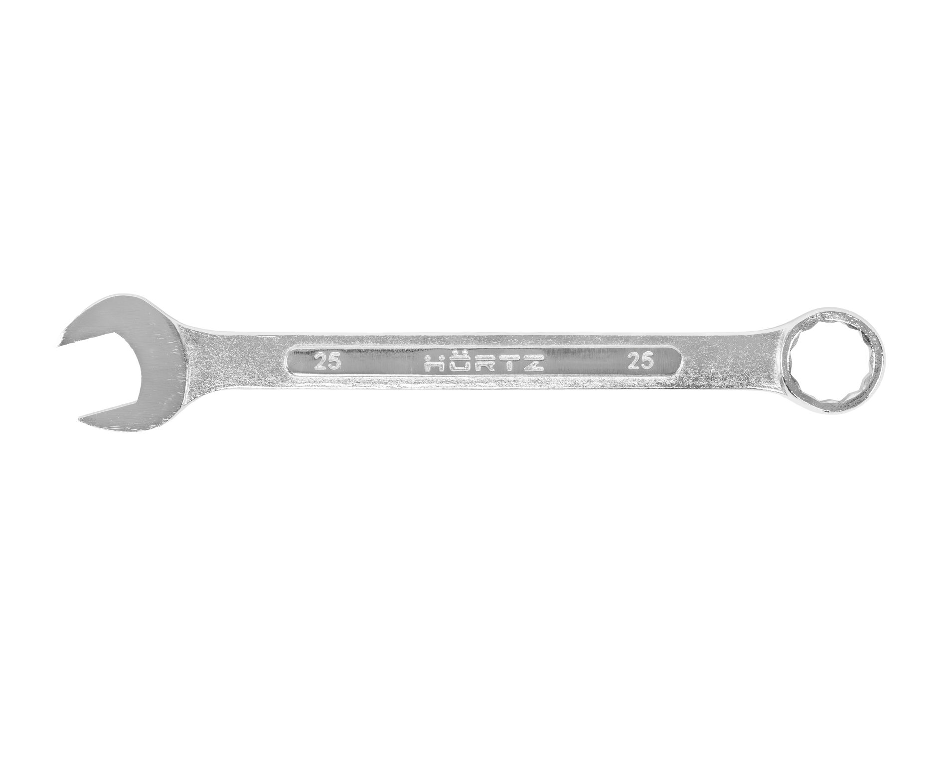Ключ гаечный комбинированный 25х25 хромированное HORTZ