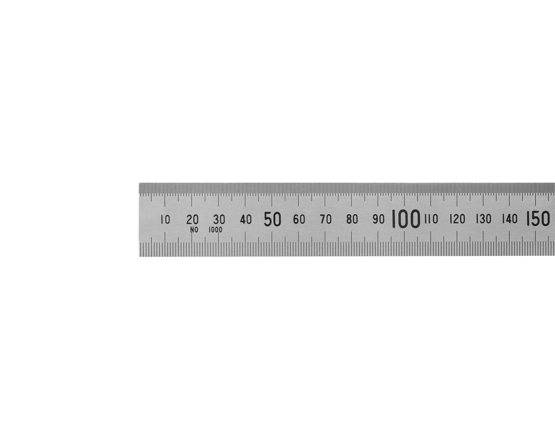 Линейка измерительная 1000х28мм металлическая дв шк КЛБ
